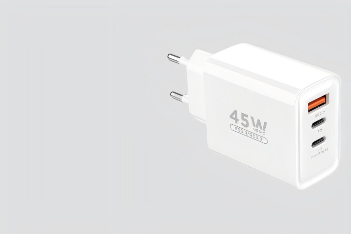 Mobile phone charger series: different models of power adapters for charging mobile phones and mobile devices.