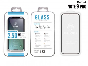 Tempered Glass Redmi Note9 Pro 2.5D