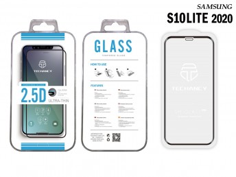 Gehrtetes Glas Samsung S10 Lite 2020 2.5D Full cover Schwarz