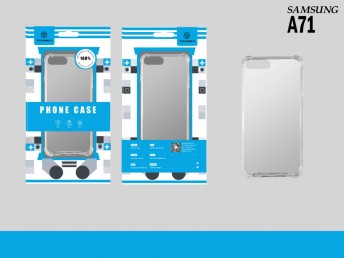 Samsung A71 Anti-Shock Silicone Case Transparent