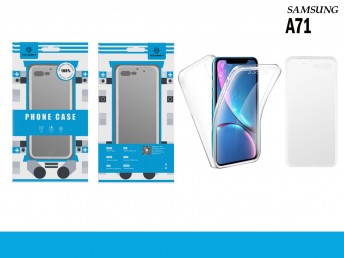 Total Pc+Tpu Samsung A71 Protective Cover Transparent