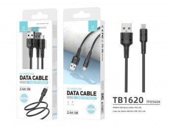 Micro USB-Kabel 2A 1M Schwarz