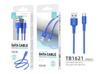 Lnea USB C 2A1M azul