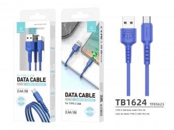 Usb-Type C Cable 2A 1M Blue