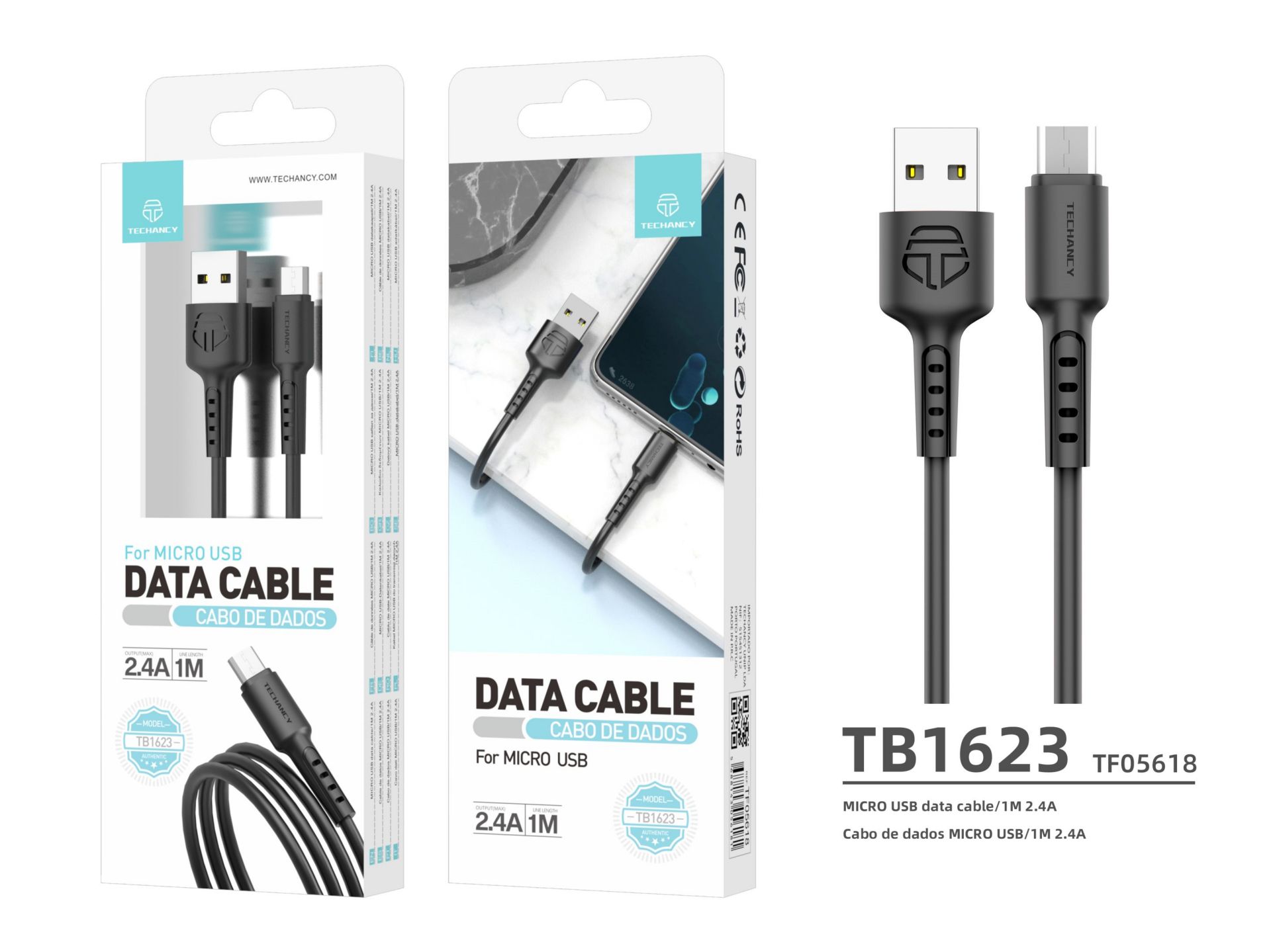 Micro Usb Cable 2A 1M Black Micro Usb Cable 2A 1M Black