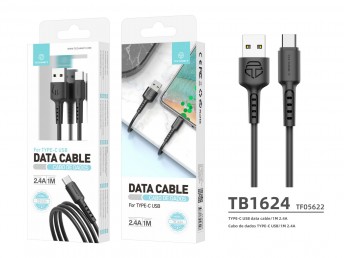 USB-Typ C Kabel 2A 1M Schwarz