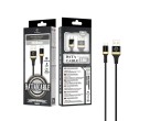 Línea Micro Usb 2A 1M oro + negro Línea Micro Usb 2A 1M oro + negro