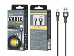 Câble USB Pour Ip 6/7/8 / X / Xs 2A 1M Noir Câble USB Pour Ip 6/7/8 / X / Xs 2A 1M Noir