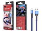USB-Kabel für IP 6/7/8 / X / Xs 2A 1M Blau USB-Kabel für IP 6/7/8 / X / Xs 2A 1M Blau