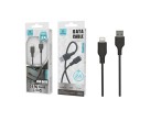 USB-Kabel für IP 6/7/8/X / Xs PVC 2A 1M Schwarz USB-Kabel für IP 6/7/8/X / Xs PVC 2A 1M Schwarz