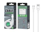 Cable USB C 2A 1M blanco Cable USB C 2A 1M blanco