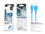 Datenkabel Ip 1M 2.4A Blau Hohe Qualität Datenkabel Ip 1M 2.4A Blau Hohe Qualität
