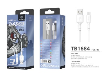 Micro USB-Kabel 3M 2A Wei