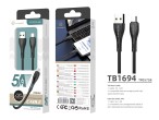 Cabo Micro Usb Preto 1.2M 5A Cabo Micro Usb Preto 1.2M 5A
