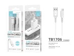 Data Cable Pvc 1M Micro Usb 2.4A White Data Cable Pvc 1M Micro Usb 2.4A White