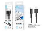 Jt Macaron Data Cable 5A Microusb 1M Black Jt Macaron Data Cable 5A Microusb 1M Black