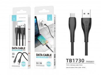 Data Cable 2Generation 6A Type-C 1M Black
