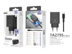 Carregador Com Cabo Para Micro Usb 2.4A 2Usb 1M Preto Carregador Com Cabo Para Micro Usb 2.4A 2Usb 1M Preto
