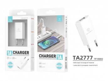 Chargeur 1Usb 1A Blanc