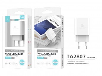Pd 20W Fast Charger White