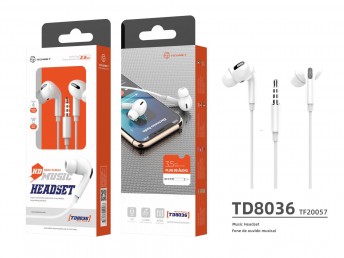 couteurs 3G blanc 3,5mm
