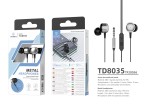 Auricolari da 3,5mm in argento Auricolari da 3,5mm in argento