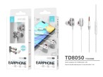 Cuffie con doppio altoparlante bianco da 3,5mm Cuffie con doppio altoparlante bianco da 3,5mm