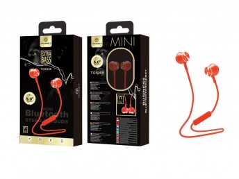 Rotes Sport-Bluetooth-Headset