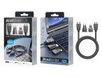 Cabo Video Hdmi 3In1 1.5M Preto