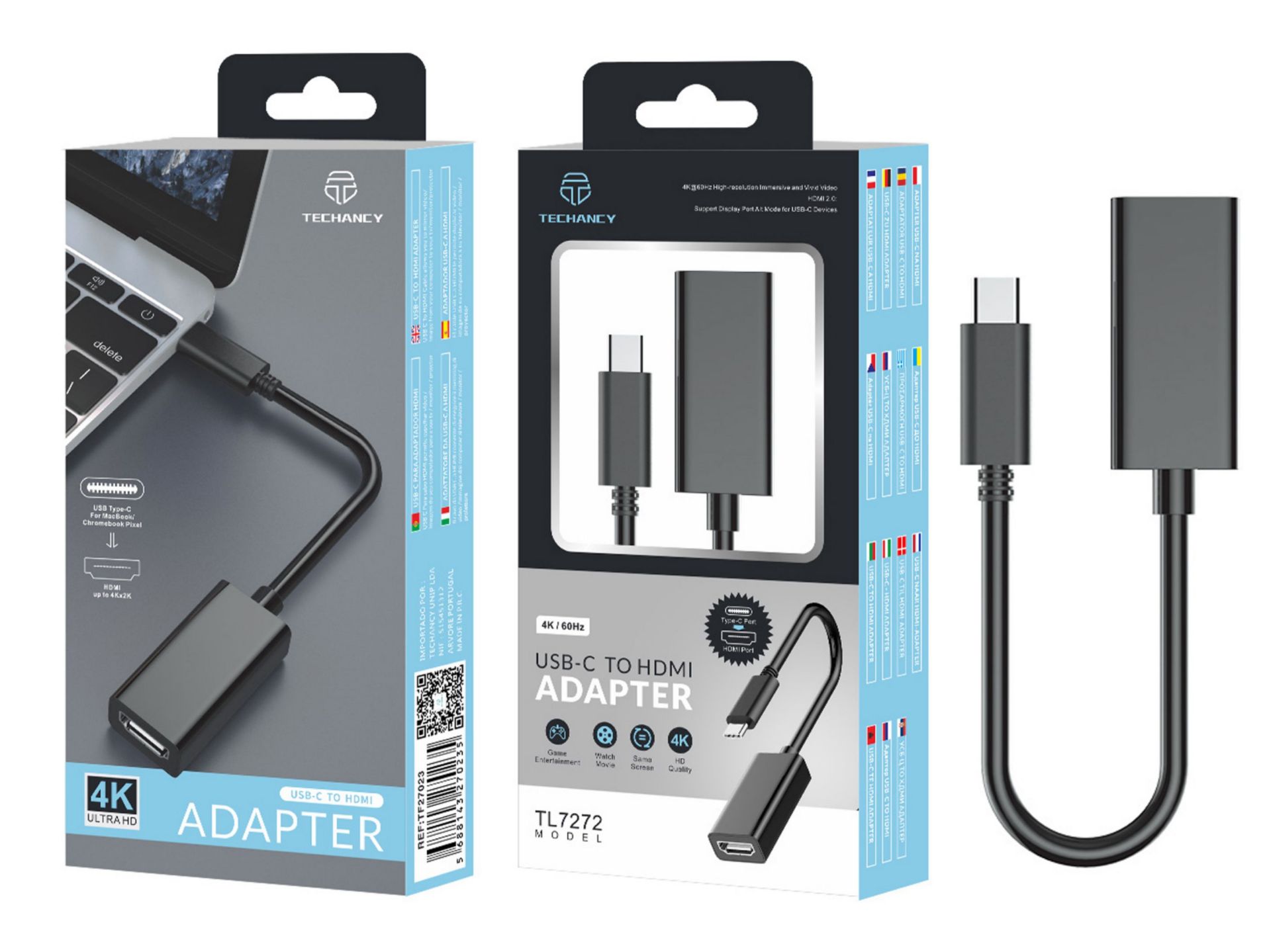 Schnitts telle adapter Usb-Typ C zu HDMI 4K * 2K Schwarz Schnitts telle adapter Usb-Typ C zu HDMI 4K * 2K Schwarz