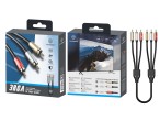 3Rca-3Rca 1,8 M schwarzes Audio kabel 3Rca-3Rca 1,8 M schwarzes Audio kabel