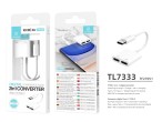 Digital kabel Typ C bis 3,5mm Weiß Digital kabel Typ C bis 3,5mm Weiß