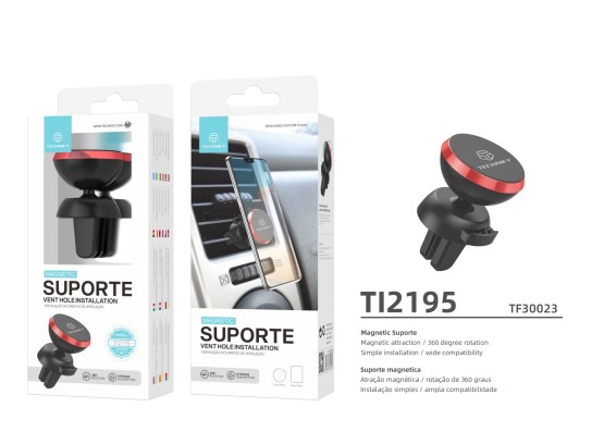 Support universel de tlphone portable noir/rouge