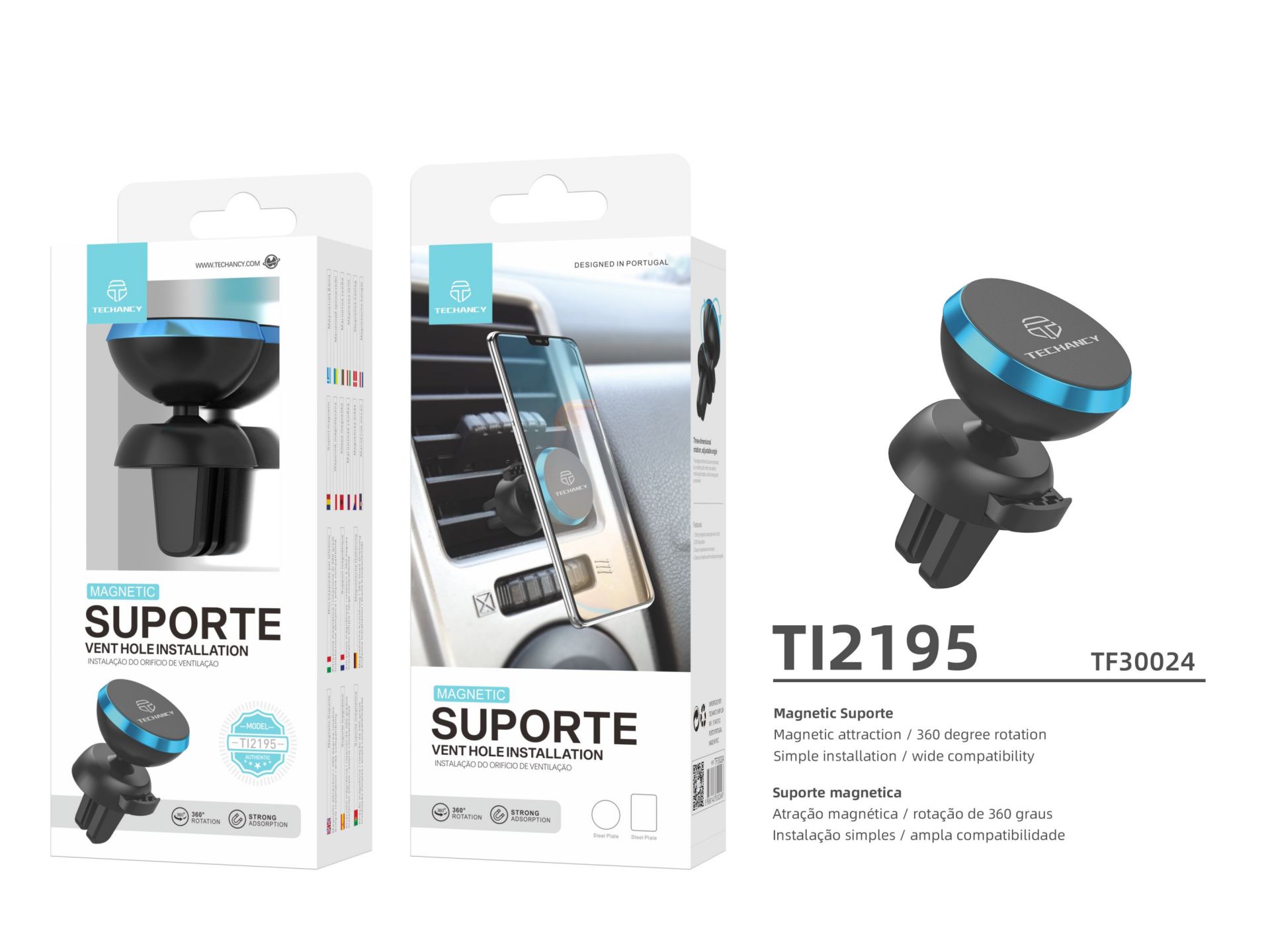 Universal Mobile Phone Holder Black/Blue Universal Mobile Phone Holder Black/Blue
