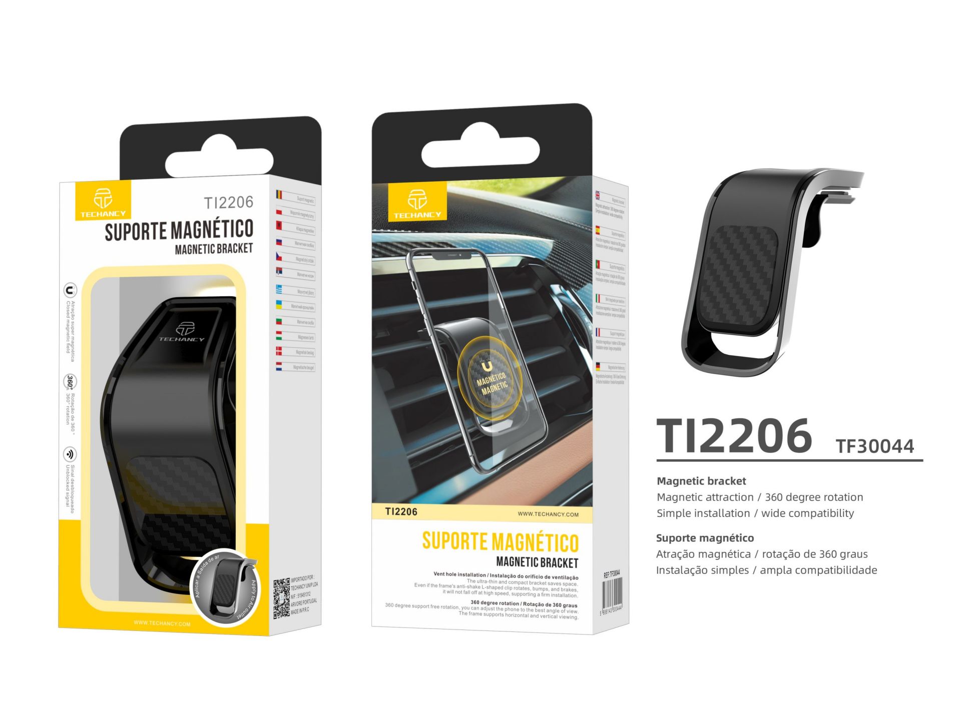 Suporte Telemovel Universal Preto Suporte Telemovel Universal Preto