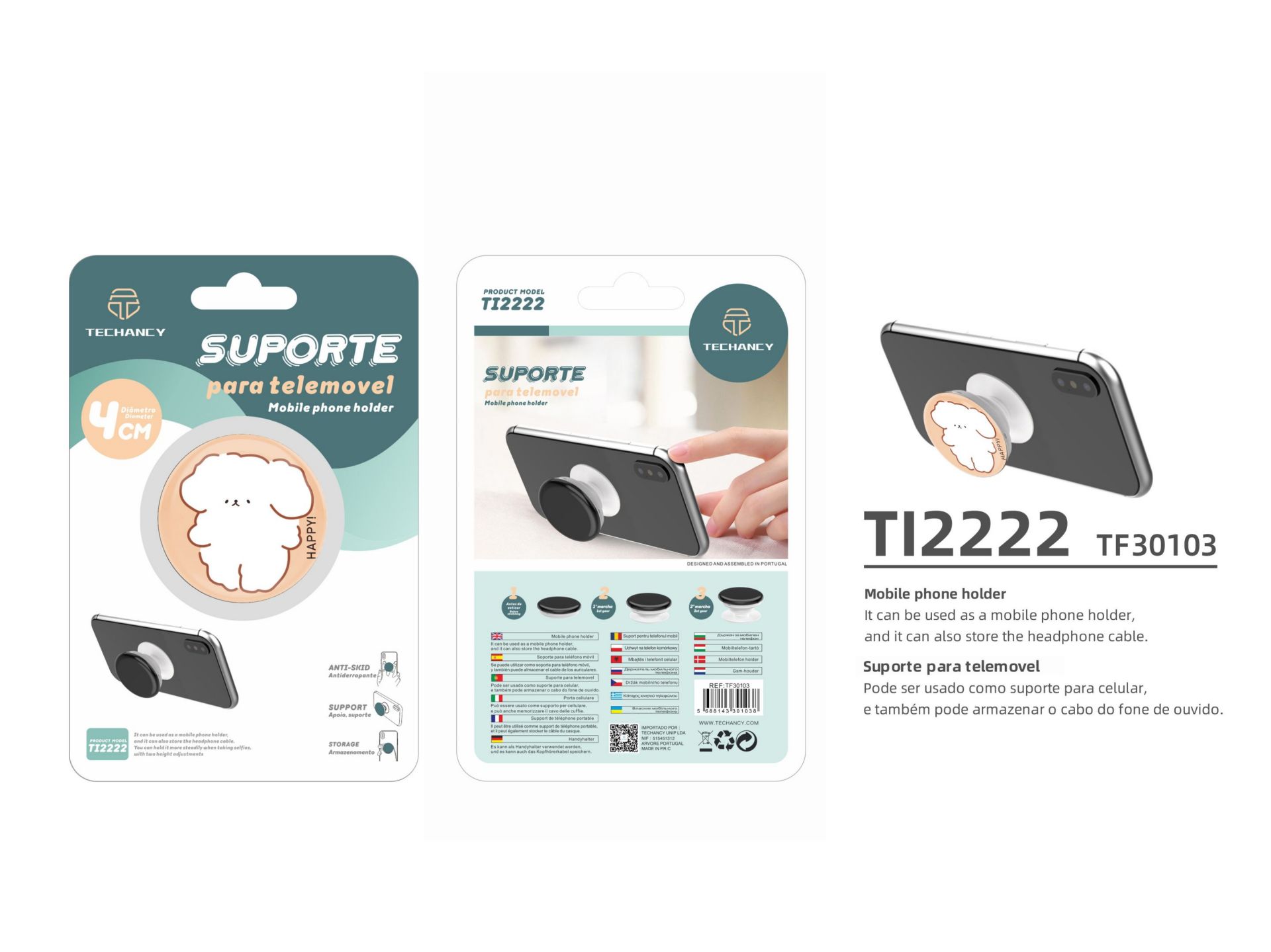 Support for mobile phone with picture