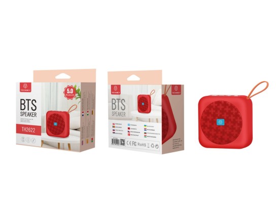 Mini altavoz rojo Bluetooth