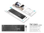 Teclado Tk1265 Com Fio Idioma-Portugues Preto