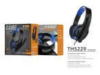 Auriculares de juego de iluminación negro + azul Auriculares de juego de iluminación negro + azul