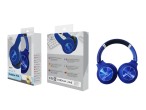 Auriculares con cable de micrófono azul Auriculares con cable de micrófono azul