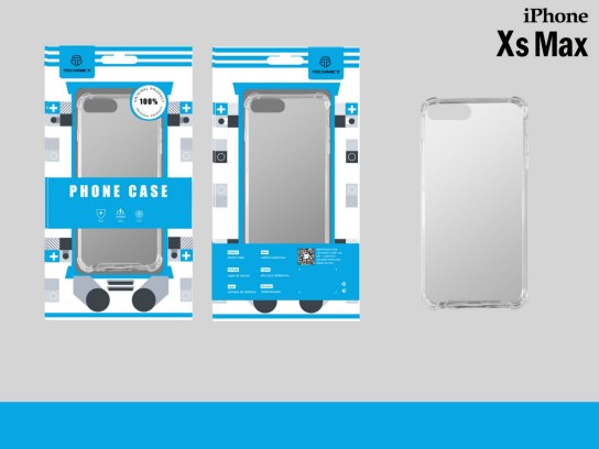 Ip Xs Max Anti-Shock Silicone Case Transparent