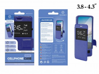 Caja de telfono mvil universal 3.8-4.3 azul
