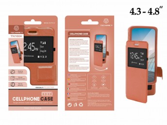 Universal Mobile Phone Cover 4.3-4.8 Brown