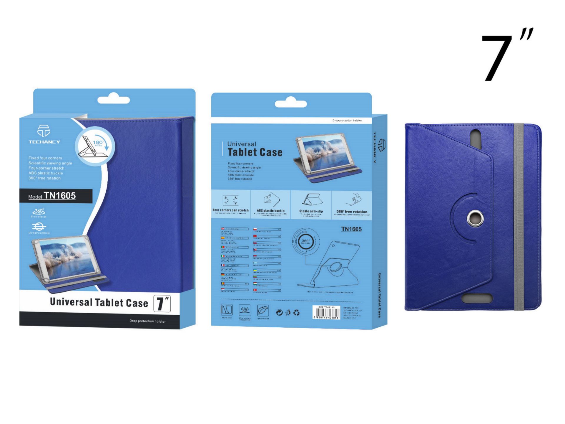 Capa Tablet Universal 7 Polegadas Azul Capa Tablet Universal 7 Polegadas Azul