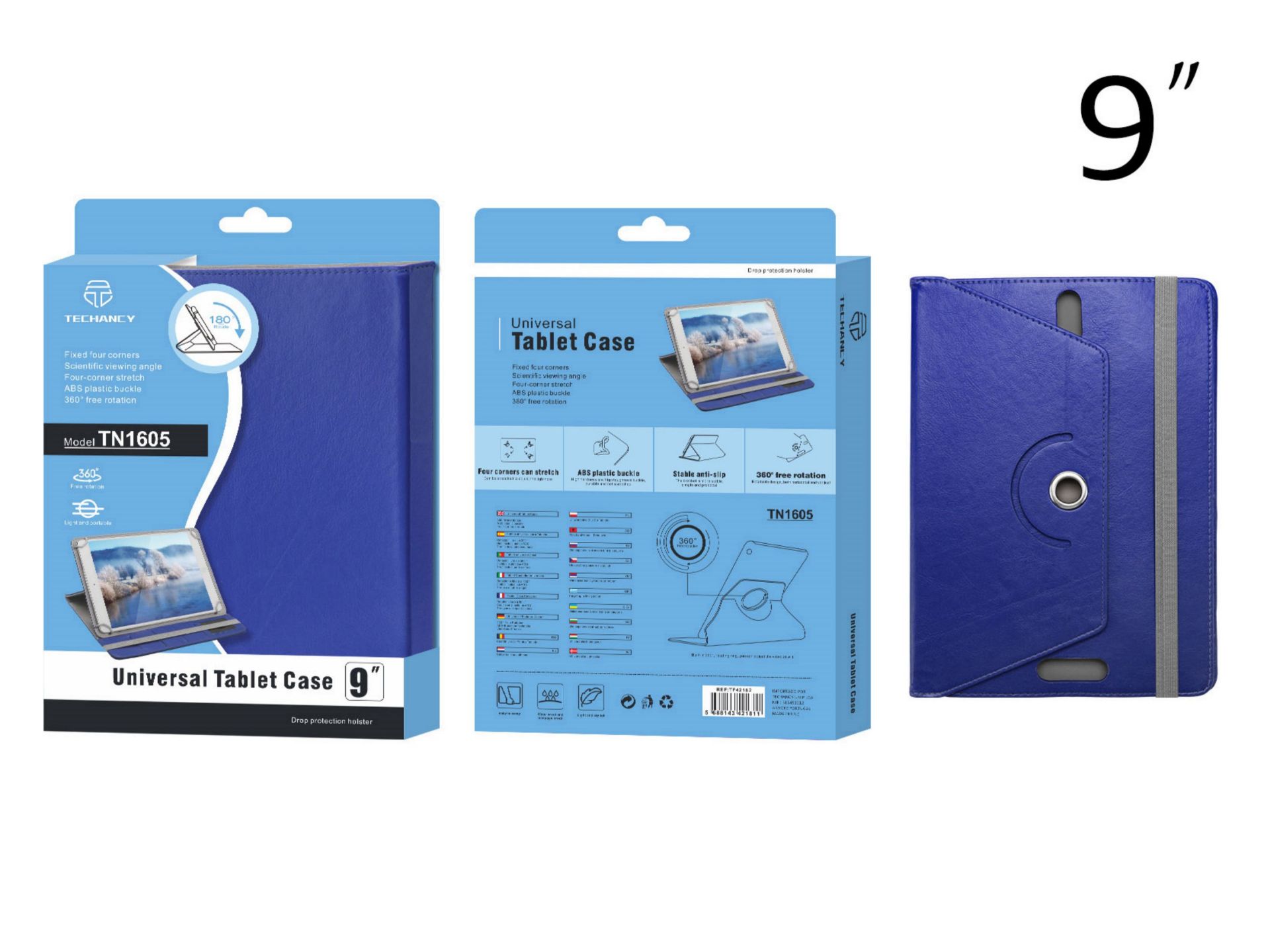 Capa Tablet Universal 9 Polegadas Azul Capa Tablet Universal 9 Polegadas Azul