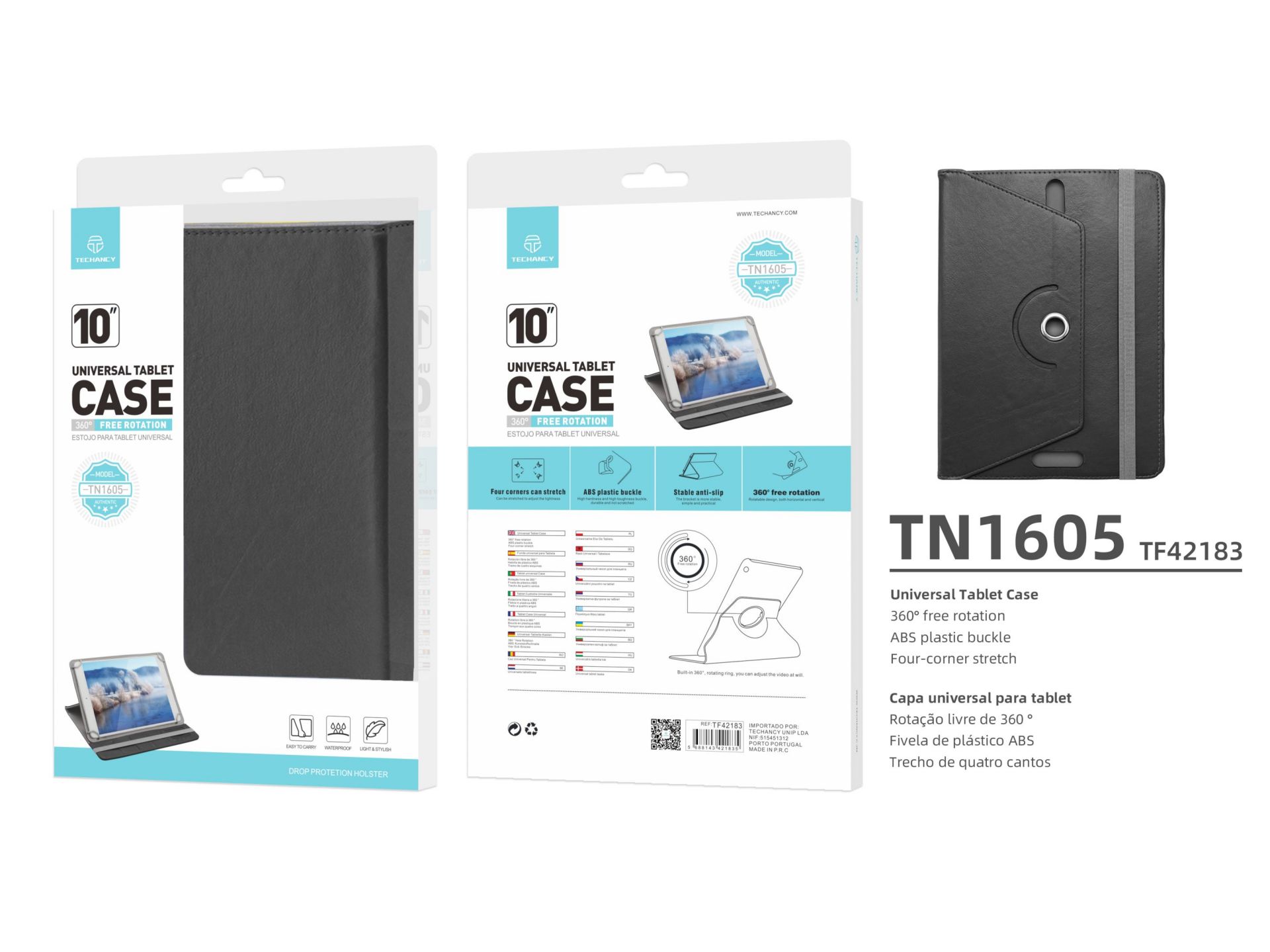 Capa Tablet Universal 10 Polegadas Preto