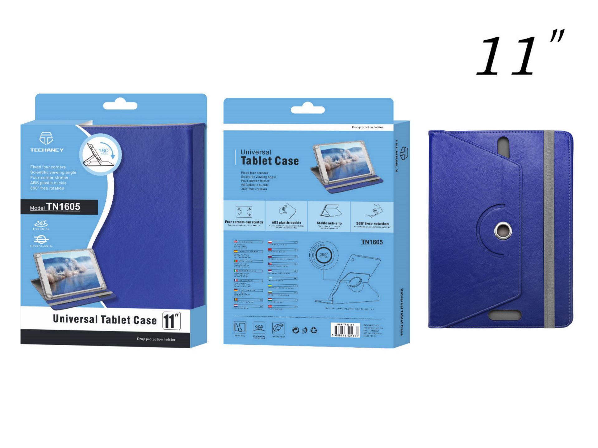 Capa Tablet Universal 11 Polegadas Azul Capa Tablet Universal 11 Polegadas Azul