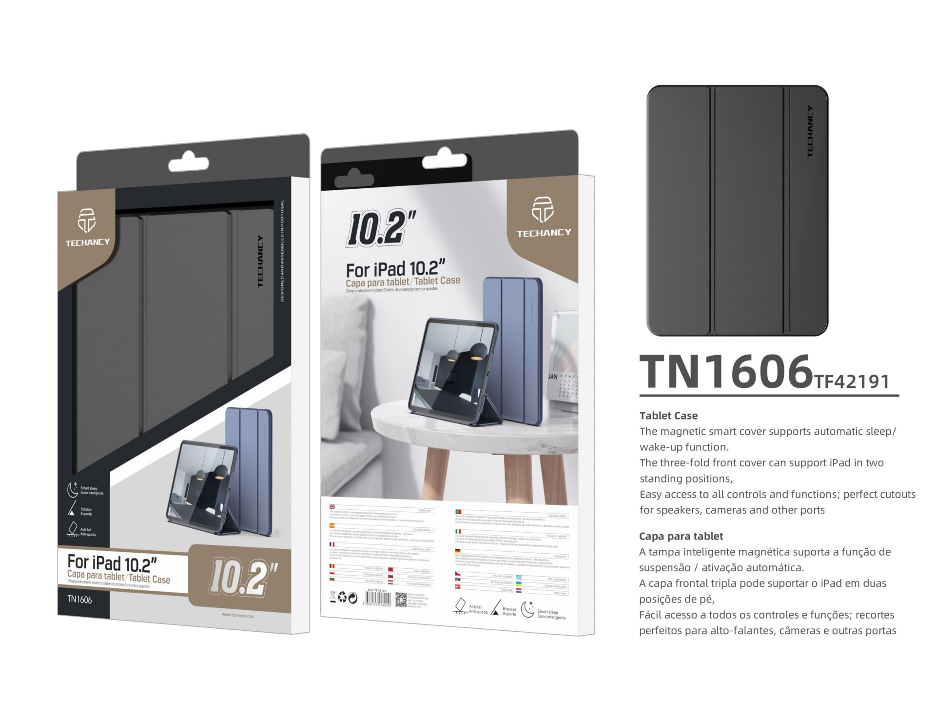 Capa Protetora De Silicone Macio Para Ipad 10.2 Preto Capa Protetora De Silicone Macio Para Ipad 10.2 Preto