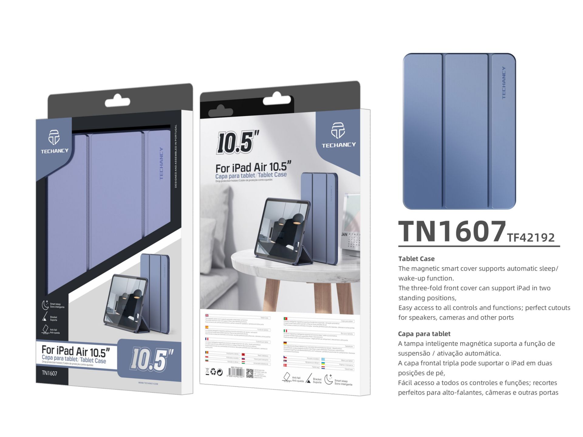 Capa Protetora De Silicone Macio Para Ipad Air 10.5 Navy Capa Protetora De Silicone Macio Para Ipad Air 10.5 Navy