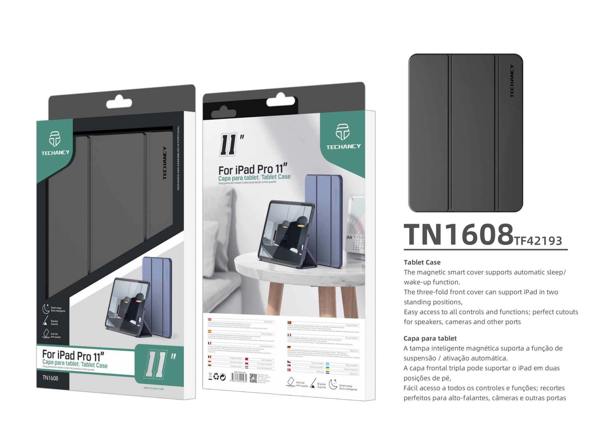 Ipad Pro 11 (2020) Shell protector de silicona suave negro Ipad Pro 11 (2020) Shell protector de silicona suave negro